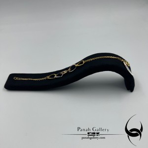 دستبند طلا زنانه | مردانه طرح (6)