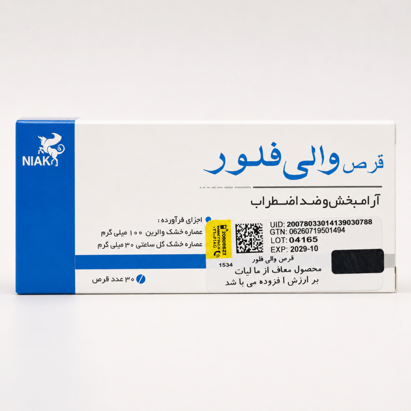 قرص والی فلور نیاک (بلیستر) در داروآوا