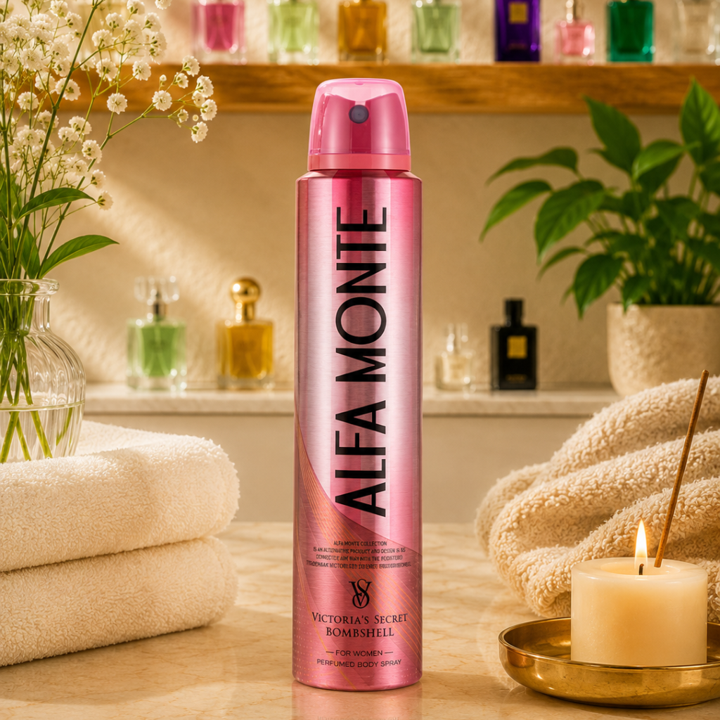 اسپری بدن ویکتوریا سکرت بامب شل (Victoria Secret Bombshell) آلفا مونته