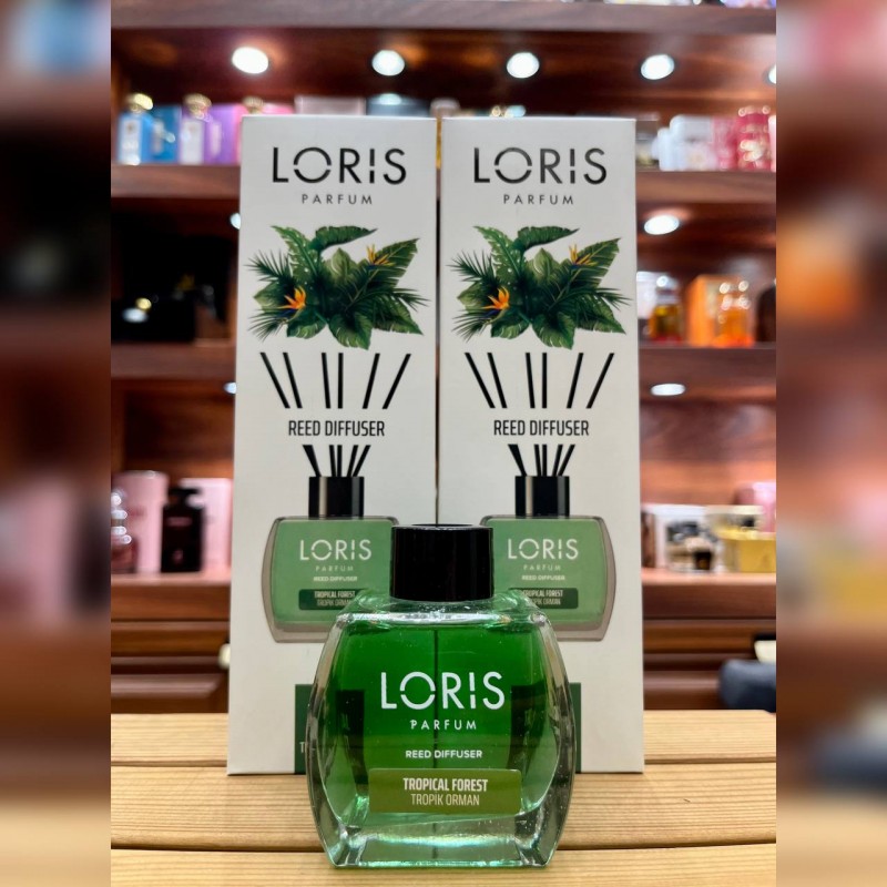 خوشبو کننده هوا لوریس 120 میل رایحه جنگل بارانی تروپیکال فورست LORIS TROPICAL FOREST