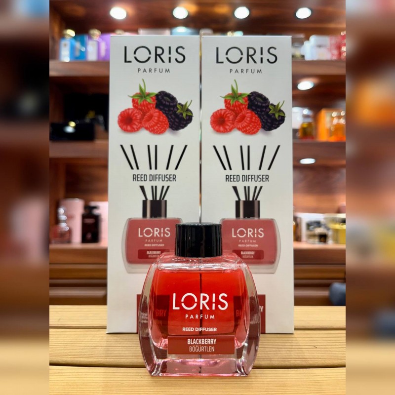 خوشبو کننده هوا لوریس Loris مدل بلک بری ( تمشک ) Black berry حجم120میل
