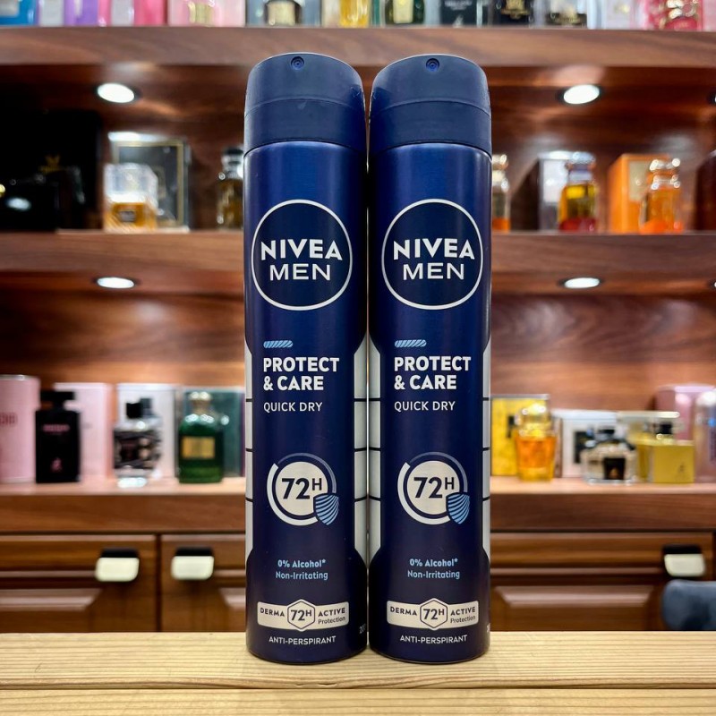 اسپری مردانه ضد تعریق 72 ساعت نیوا 200میل NIVEA PROTECT &CARE