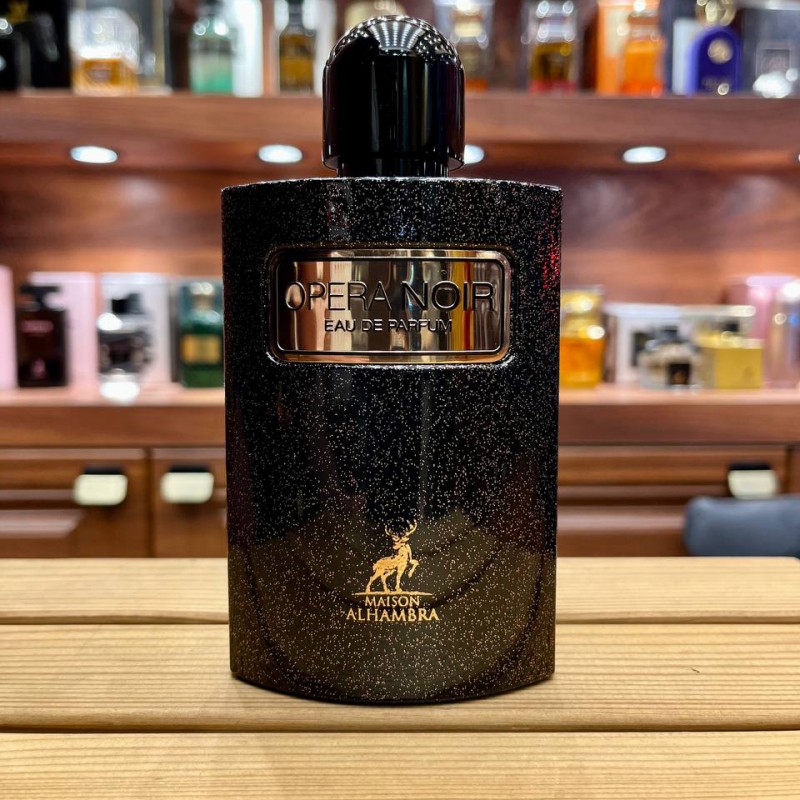 ادکلن الحمبرا مدل اوپرا نویر رایحه بلک اوپیوم 100میل Alhambra Opera noir