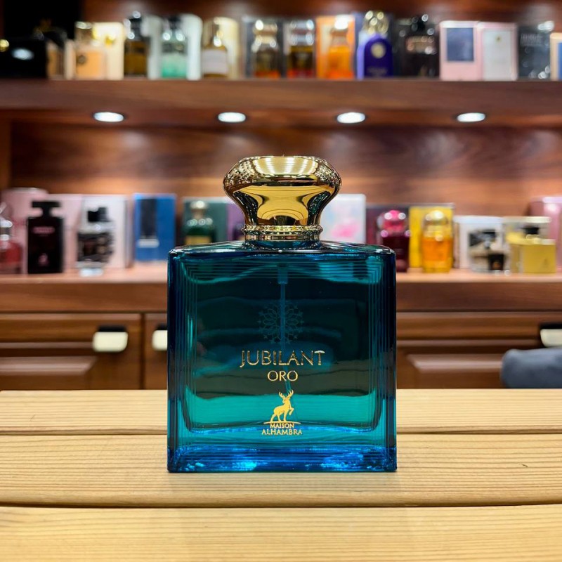 ادکلن الحمبرا مدل جوبیلنت اورو jubilant oro رایحه ورساچه اروس 100میل Alhambra- jubilant oro