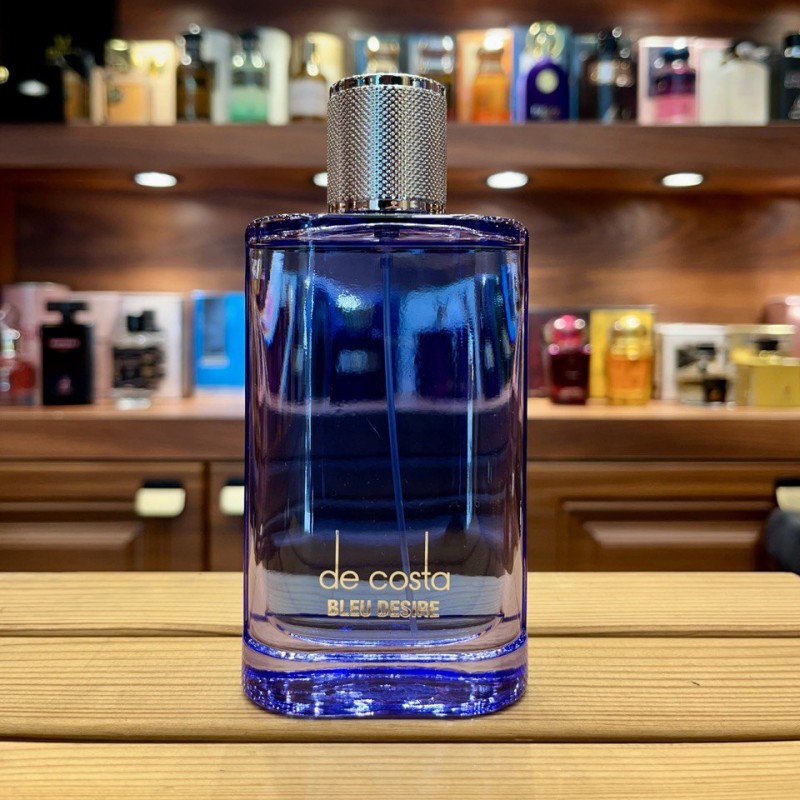ادکلن مردانه فراگرنس ورد مدل د کاستا بلو دیزایر رایحه دانهیل آبی 100میل Fragrance Dunhill Desire Blue