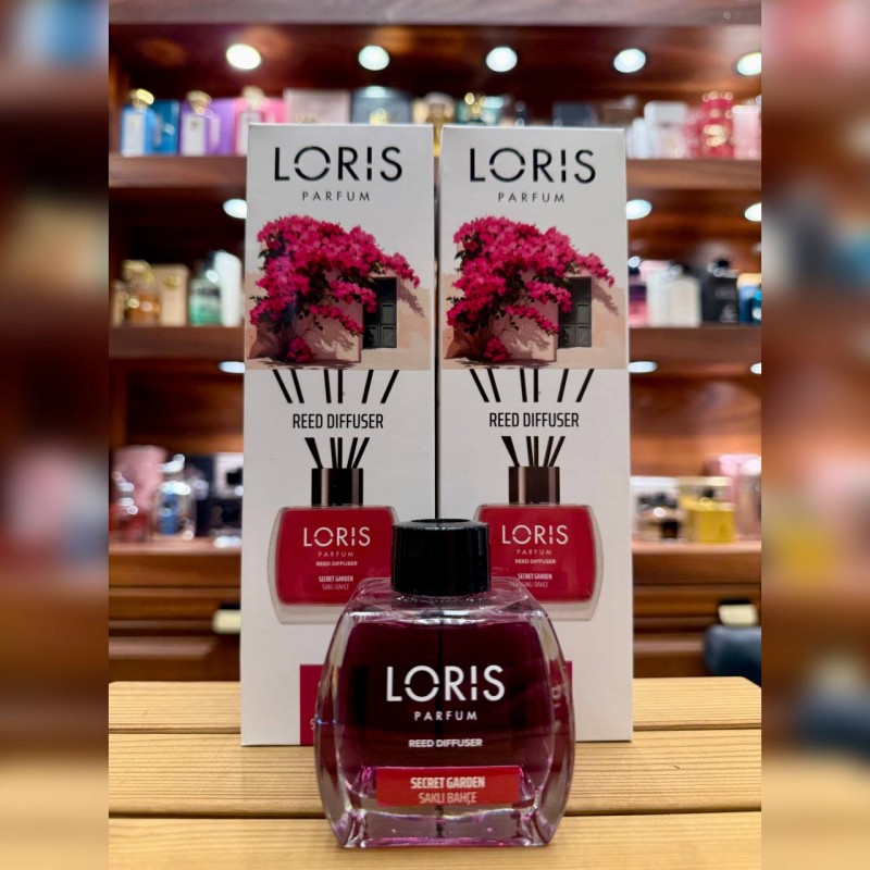 خوشبو کننده هوا لوریس120میل  LORIS مدل  سکرت گاردن Secret Garden