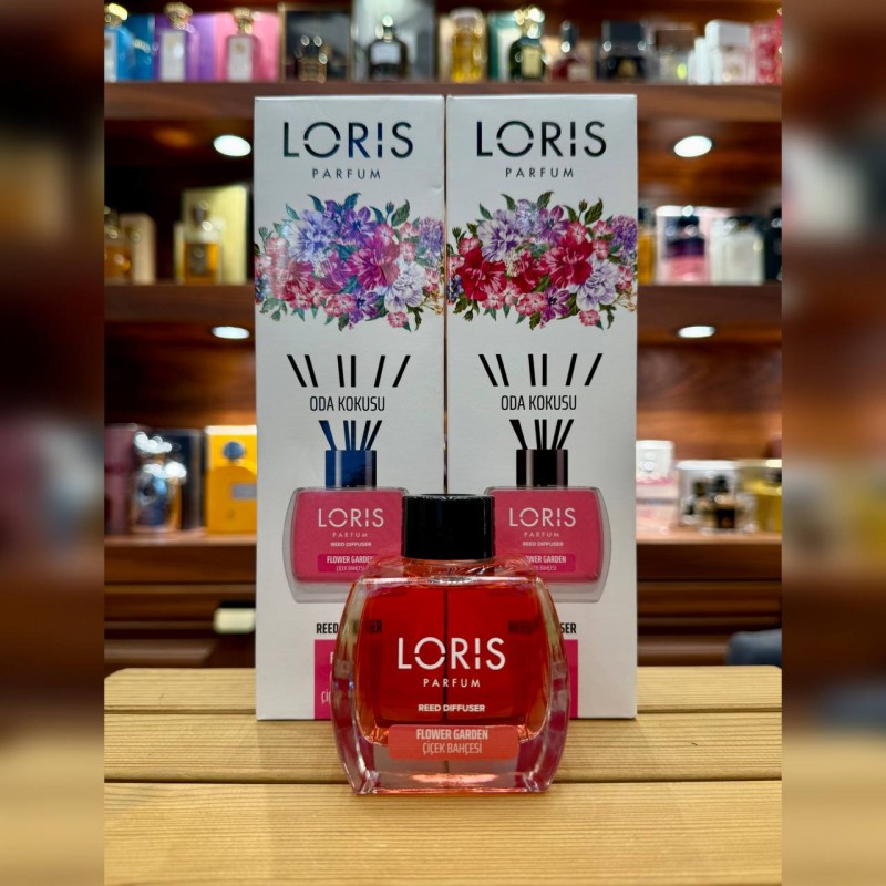 خوشبو کننده هوا لوریس LORIS رایحه گل باغچه Flower Garden فلاور گاردن حجم 120ml