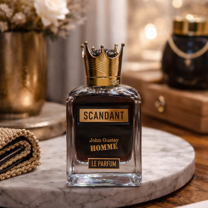 ادکلن فراگرنس ورد100میل  مدل اسکندانت ژان گوستاو هوم له پارفوم رایحه ژان پل گوتیه اسکندال پورهوم له پارفوم ( قرمز) Scandal Pour Homme