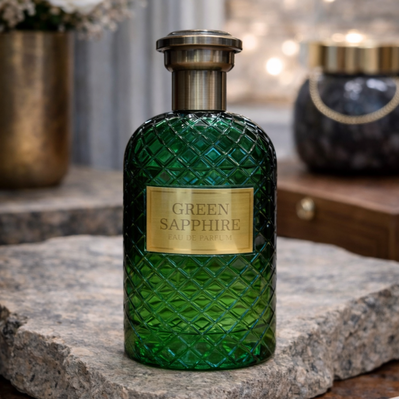 عطر ادکلن اسپرت بودیسیا د ویکتوریوس گرین سفیر فراگرنس ورد Fragrance World Boadicea The Victorious Green Sapphire