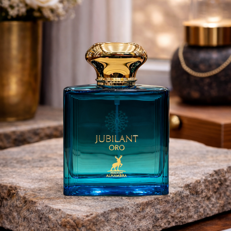 ادکلن الحمبرا مدل جوبیلنت اورو jubilant oro رایحه ورساچه اروس 100میل Alhambra- jubilant oro
