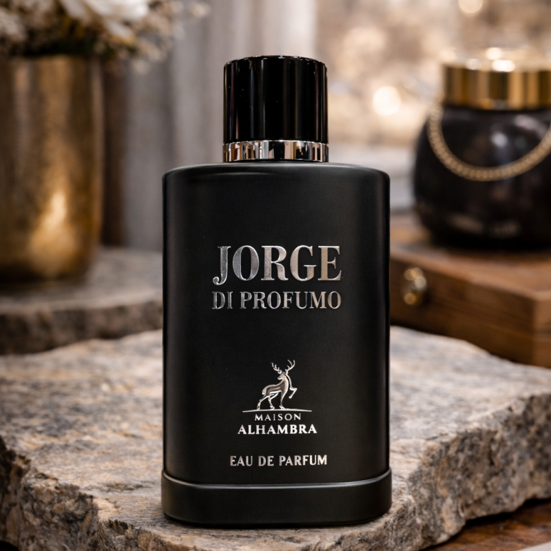 ادکلن الحمبرا جورج دی پروفومو رایحه جورجیو آرمانی آکوا دی جیو پروفوم، مشکی100میل  Alhambra-JDProfumo