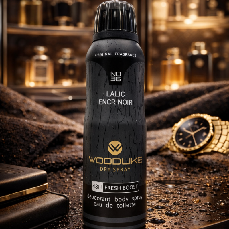 اسپری بدن وودلایک مدل  لالیک انکر نویر  200میل LALIC ENCR NOIR