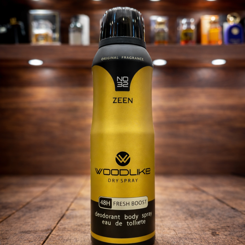 اسپری بدن زنانه وودلایک مدل زین حجم 300 میل ZEEN WOODLIKE