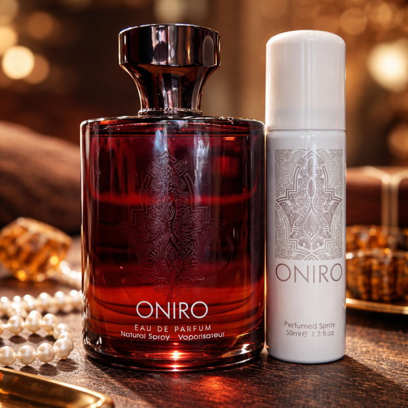 ادکلن اونیرو مردانه فرگرانس ورد 100 میل (همراه با اسپری) (Oniro(Fragrance World