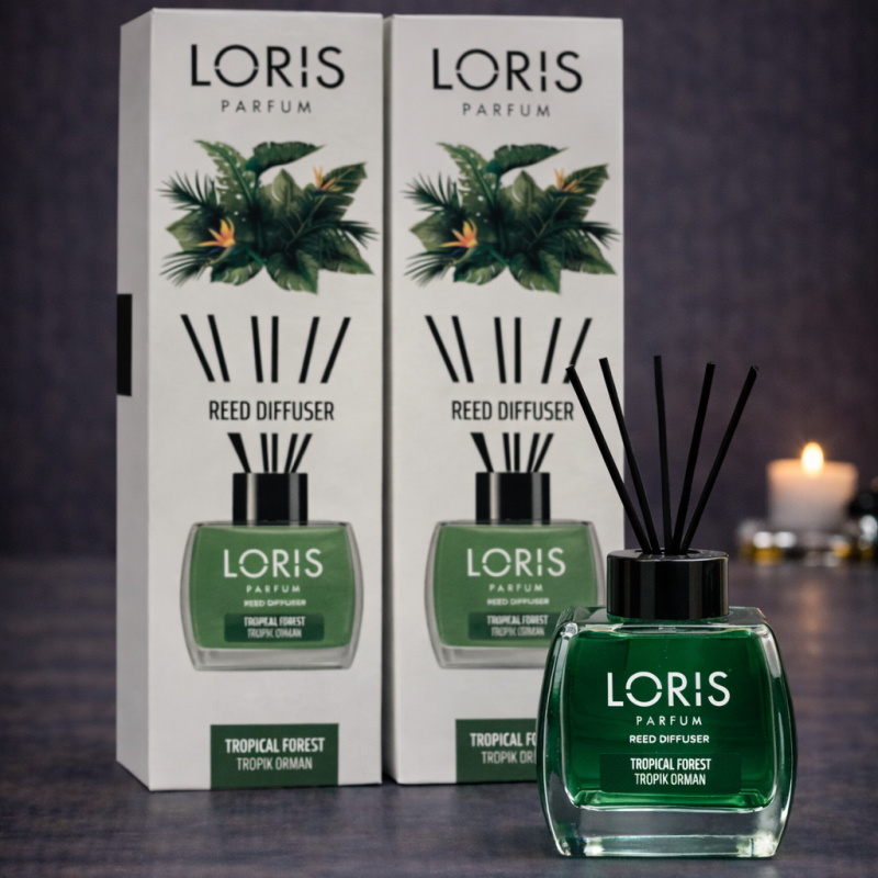 خوشبو کننده هوا لوریس 120 میل رایحه جنگل بارانی تروپیکال فورست LORIS TROPICAL FOREST