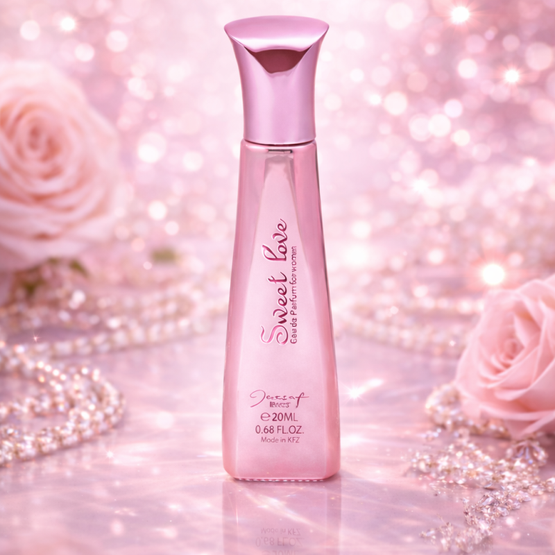 ادکلن  جیبی زنانه ژک ساف مدل Sweet Love حجم 20 میلی لیتر