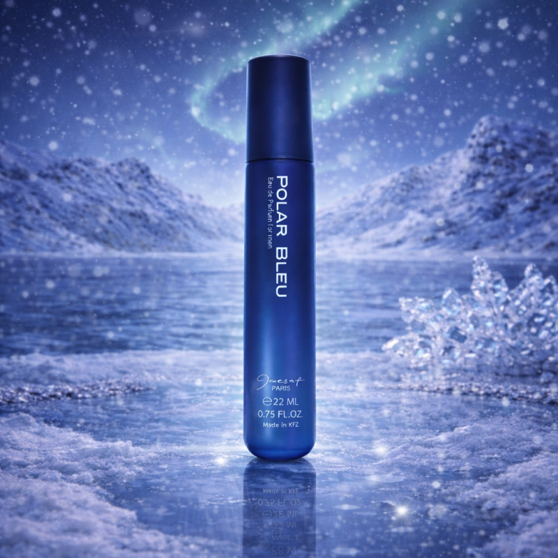 ادکلن  جیبی مردانه ژک ساف مدل Polar Bleu حجم 22 میلی لیتر