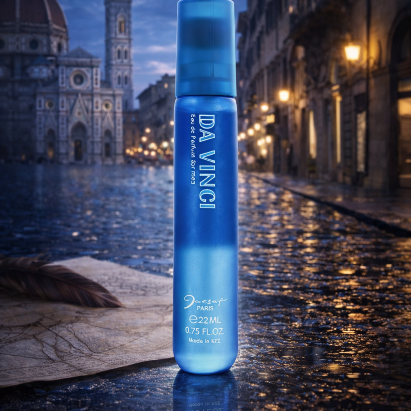 ادکلن جیبی مردانه ژک ساف مدل داوینچی حجم 22 میلی لیتر