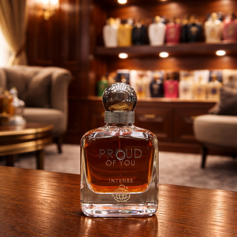 ادکلن فراگرنس ورد مدل پرود آف یو اینتنس رایحه جورجیو آرمانی امپریو آرمانی استرانگر ویت یو اینتنسلی 100میل proud oy intense