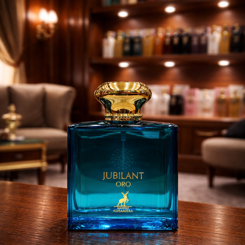 ادکلن الحمبرا مدل جوبیلنت اورو jubilant oro رایحه ورساچه اروس 100میل Alhambra- jubilant oro
