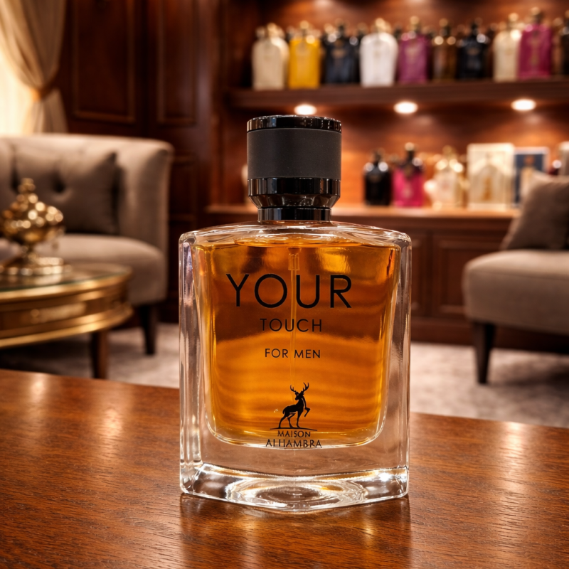 ادکلن الحمبرا مدل یور تاچ فور من رایحه جورجیو آرمانی استرانگر ویت یو  100میل