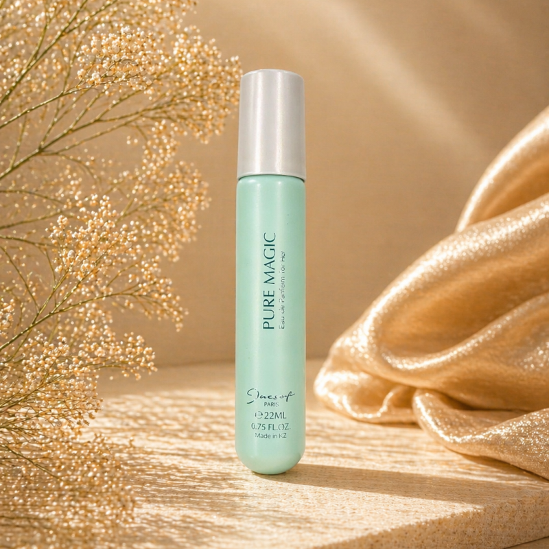 ادکلن  جیبی زنانه ژک ساف مدل PURE MAGIC  حجم 22 میل