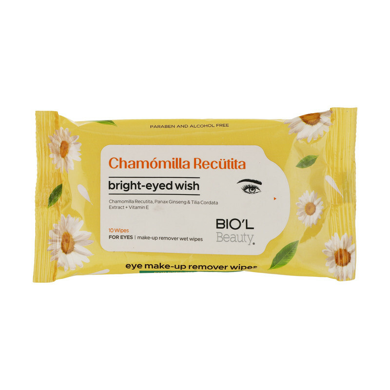 دستمال مرطوب  آرایش پاک کن بیول بابونه  مدل Chamomilla Recutita بسته 10 عددی