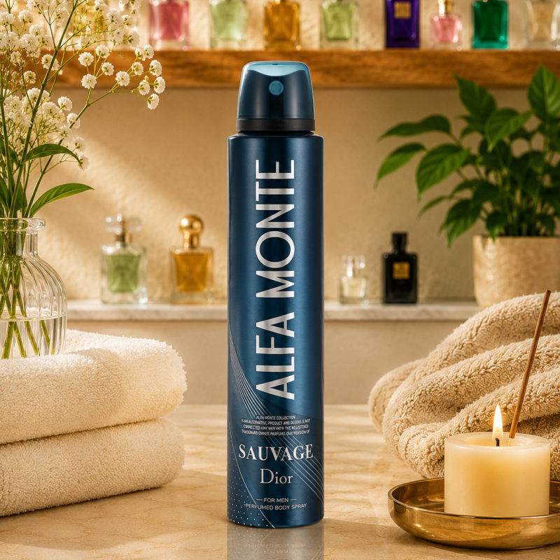 اسپری  ساواج دیور200میل  (Dior Sauvage) آلفا مونته