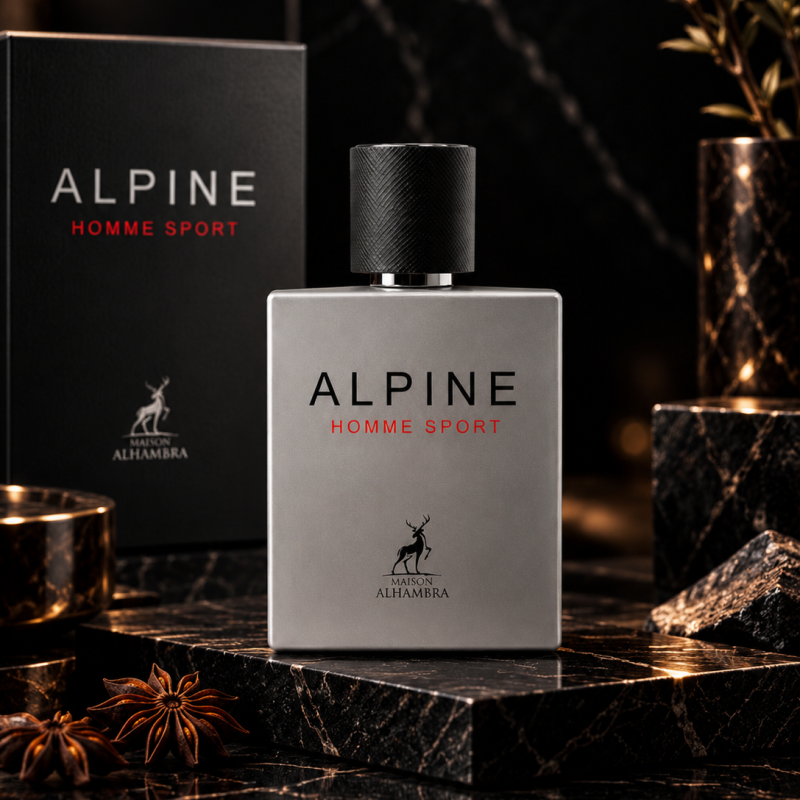 ادکلن الحمبرا آلپین هوم اسپورت (مشابه الور هوم اسپرت)  100میل  Alhambra Alpine Homme Sport