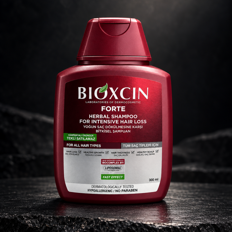 شامپو ضد ریزش مخصوص تمامی موها بیوکسین اصلی   Bioxcin Forte Shampoo 300ml