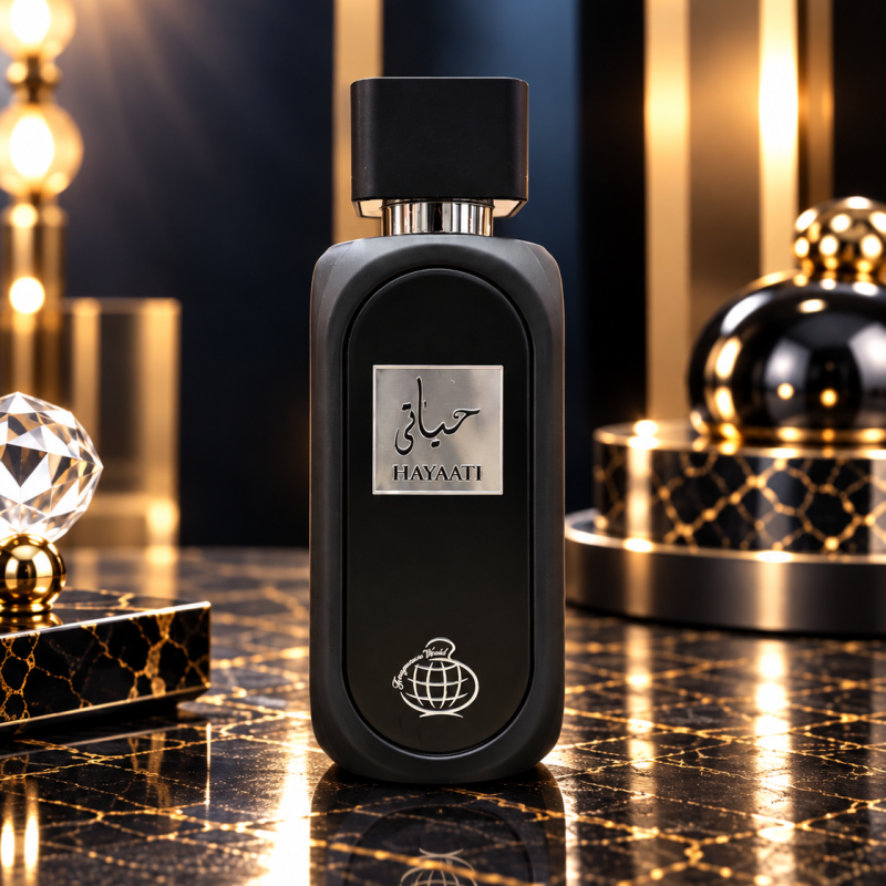 ادکلن فراگرنس ورد مدل حیاتی100میل Fragrance world Hayaati Eau DE Parfum