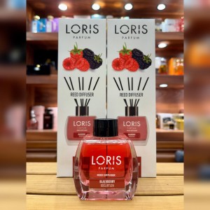 خوشبو کننده هوا لوریس Loris مدل بلک بری ( تمشک ) Black berry حجم120میل