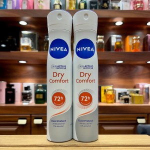 اسپری ضد تعریق زنانه 72 ساعت نیوا 200میل DRY COMFORT