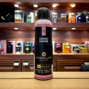 اسپری  بدن وودلایک مدل Chanc Chane حجم 200 میل CHANC CHANE WOODLIKE