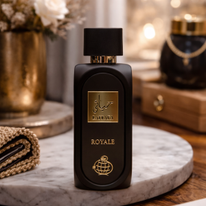 ادکلن فراگرنس ورد مدل حیاتی رویال رایحه موصوف عربی 100میل Fragrance World hayaati Royale