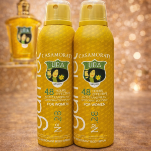 اسپری دئودورانت زنانه گارنت مدل کازاموراتی زرجوف لیرا حجم 200 میل