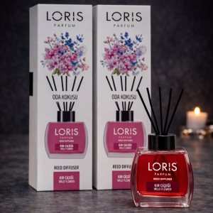 خوشبو کننده هوا لوریس LORIS رایحه گل وحشی Wild Flower (وایلد فلاور) حجم 120ml