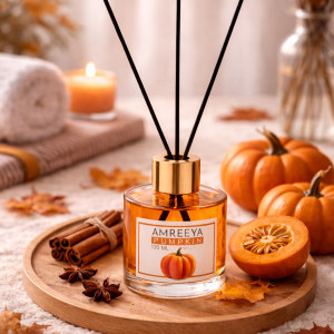 خوشبو کننده هوا120میل  آمریا Amreeya مدل پامپ کین (  کدو تنبل) Pumpkin