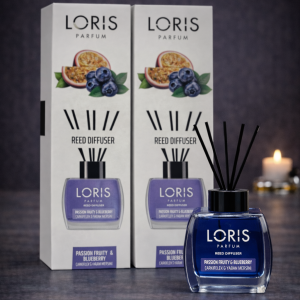 خوشبو کننده هوا رایحه  پشن فروت و بلوبری120میل LORIS PASSION FRUITY & BLUEBERRY