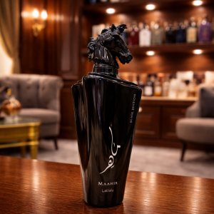 ادکلن  مردانه لطافه مدل ماهر مشکی رایحه لالیک انکرنویر100میل MAAHIR BLACK