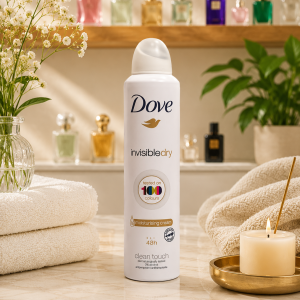 اسپری ضد تعریق زنانه داو مدل Invisible Dry رایحه Clean Touch حجم 250 میل