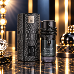 عطر ادکلن لطافة مسمم بلک اینتنس100میل Lattafa Musamam Black Intense