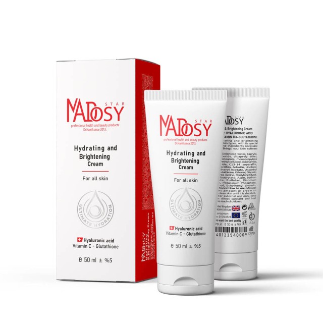 کرم گلوتاتیون (آب‌رسان و روشن‌کننده پوست) مادوسی    Madosy Hydrating and Brightening Cream