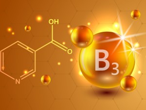 ویتامین B3  در شکل نیاسینامید از، از دست دادن آب جلوگیری می کند و رطوبت پوست را حفظ می کند. نیاسینامیدباعث  افزایش کراتینشده، ساختار پوست را بهبود می بخشد و به صاف شدن بافت پوست و کاهش چین و چروک کمک می کند.