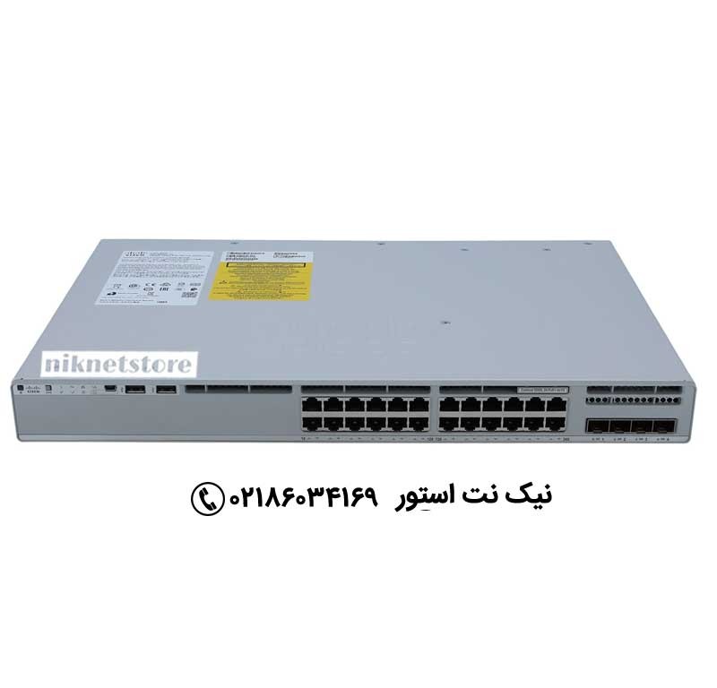 سوئیچ 24 پورت سیسکو مدل C9200L-24P-4G-E