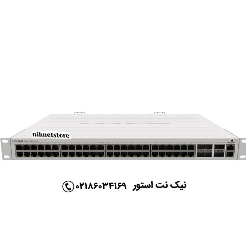 سوئیچ روتر میکروتیک مدل CRS354-48G-4S+2Q+RM