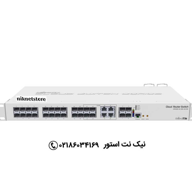 سوئیچ روتر میکروتیک مدل CRS328-4C-20S-4S+RM