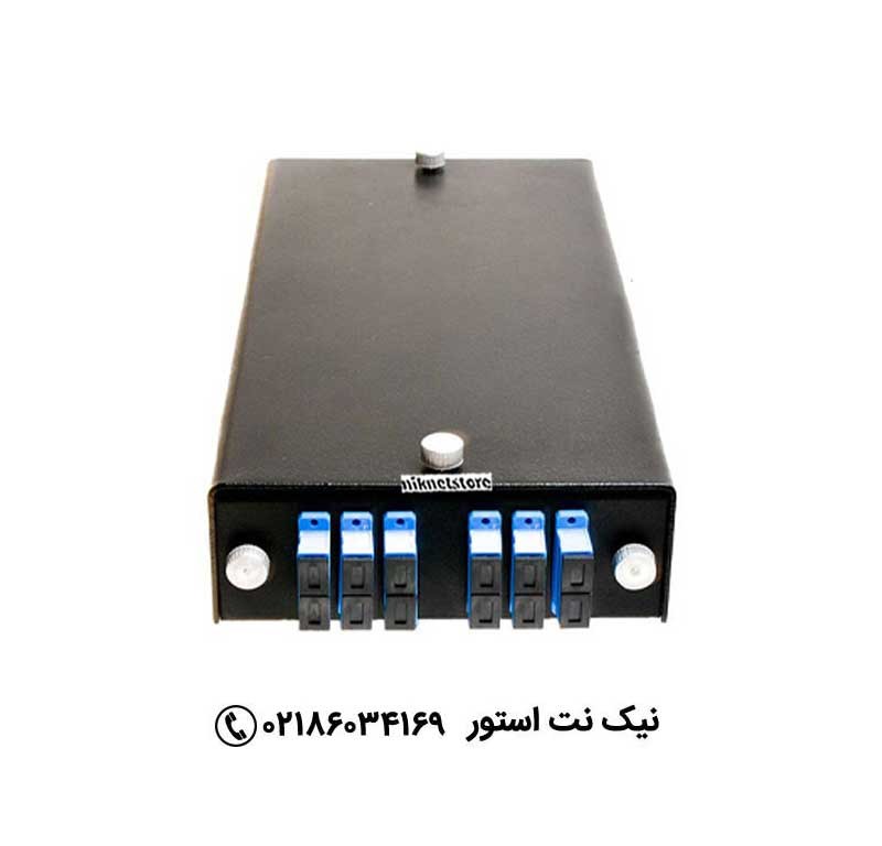 پچ پنل فیبر نوری 6 پورت داپلکس SC(سارا)