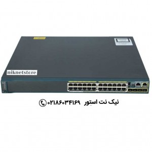سوییچ 24 پورت POE سیسکو مدل WS-C2960S-24PS-L