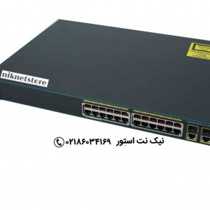 سوییچ 24 پورت POE سیسکو مدل WS-C2960-24PC-L